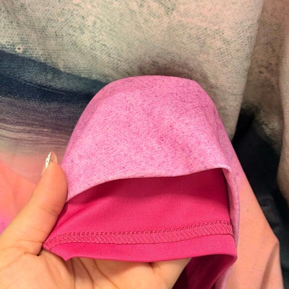 ONE33 Social Women's Pink One-Shoulder Cape Sleeve Mini Dress Formal Party - Picture 5 of 5